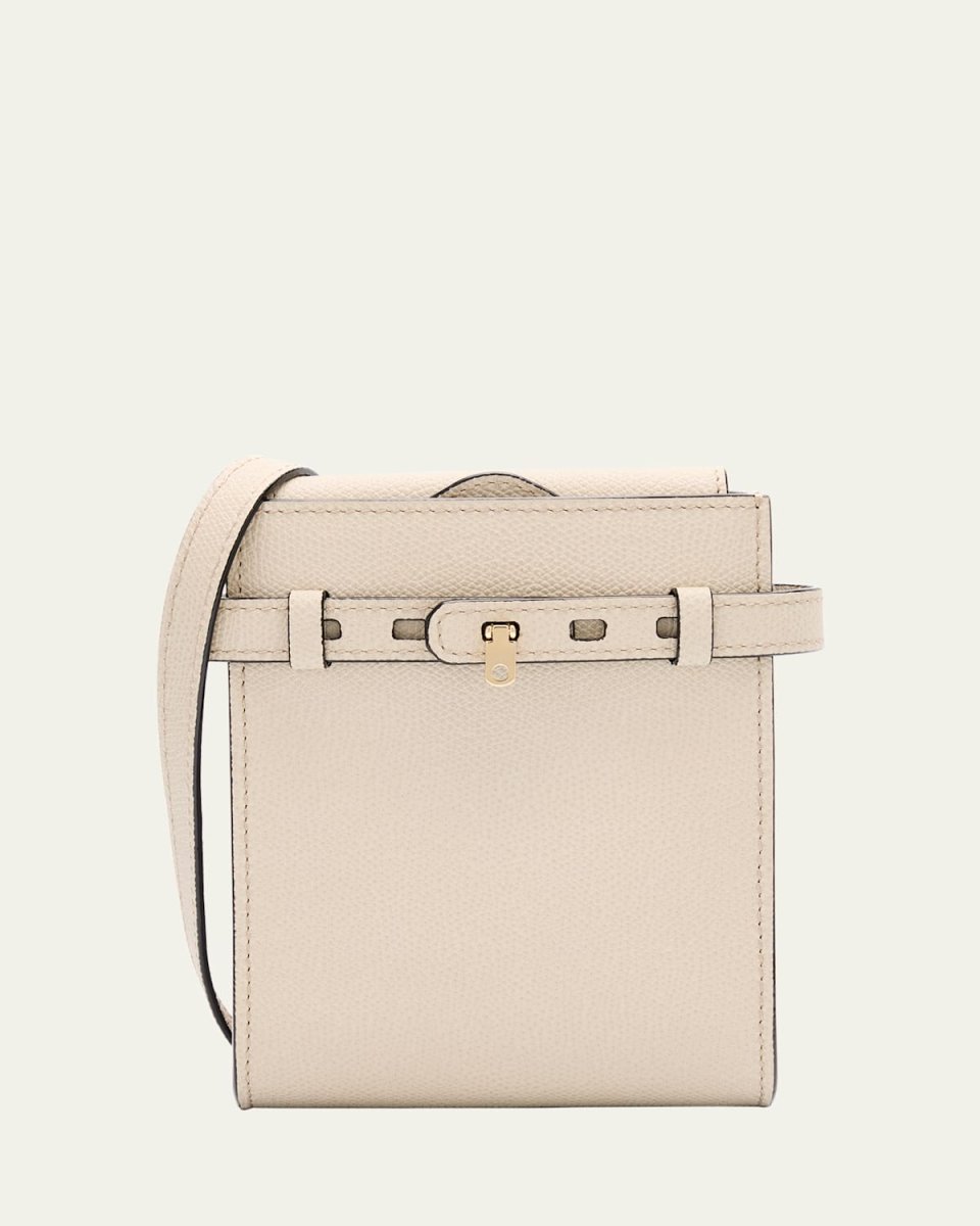 B Tracollina Slim Calfskin Crossbody Bag